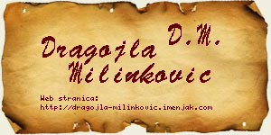 Dragojla Milinković vizit kartica